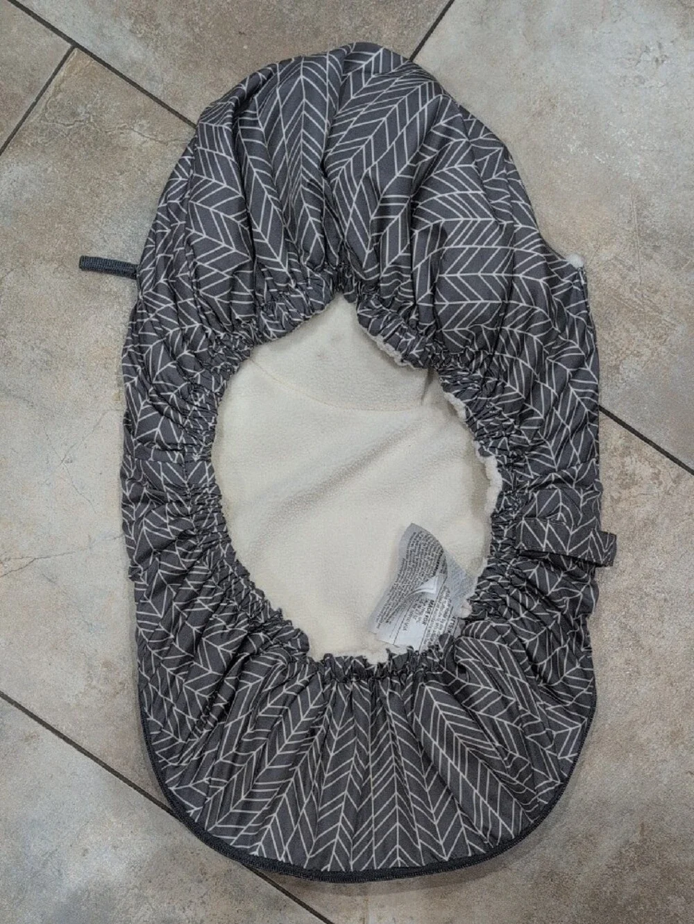 EUC Skip Hop Winter Car Seat Cover, Stroll & Go, Grey Feather